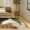 image:imageNourison Home Nordic Beige Multi 5 x 7 Area Rug  Easy Clean Non Shedding Bed Room Living Room Dining Room Kitchen 5 x 7Beige Multi