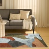 image:imageNourison Home Nordic Beige Multi 5 x 7 Area Rug  Easy Clean Non Shedding Bed Room Living Room Dining Room Kitchen 5 x 7Blue Multicolor