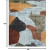image:imageNourison Home Nordic Beige Multi 5 x 7 Area Rug  Easy Clean Non Shedding Bed Room Living Room Dining Room Kitchen 5 x 7Blue Multicolor