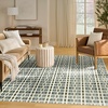 image:imageNourison Home Nordic Blue Green 8 x 10 Area Rug  Easy Clean Non Shedding Bed Room Living Room Dining Room Kitchen 8 x 10Blue Green