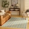 image:imageNourison Home Nordic Blue Green 8 x 10 Area Rug  Easy Clean Non Shedding Bed Room Living Room Dining Room Kitchen 8 x 10Blue Green