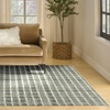 image:imageNourison Home Nordic Blue Green 8 x 10 Area Rug  Easy Clean Non Shedding Bed Room Living Room Dining Room Kitchen 8 x 10Blue Green