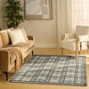 image:imageNourison Home Nordic Green Blue 5 x 7 Area Rug  Easy Clean Non Shedding Bed Room Living Room Dining Room Kitchen 5 x 7Blue