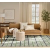 image:imageNourison Home Nordic Green Blue 5 x 7 Area Rug  Easy Clean Non Shedding Bed Room Living Room Dining Room Kitchen 5 x 7Green Blue