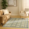 image:imageNourison Home Nordic Green Blue 5 x 7 Area Rug  Easy Clean Non Shedding Bed Room Living Room Dining Room Kitchen 5 x 7Green Blue