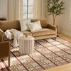 image:imageNourison Home Nordic Green Blue 5 x 7 Area Rug  Easy Clean Non Shedding Bed Room Living Room Dining Room Kitchen 5 x 7Rust