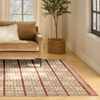 image:imageNourison Home Nordic Green Blue 5 x 7 Area Rug  Easy Clean Non Shedding Bed Room Living Room Dining Room Kitchen 5 x 7Rust