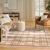 image:imageNourison Home Nordic Green Blue 5 x 7 Area Rug  Easy Clean Non Shedding Bed Room Living Room Dining Room Kitchen 5 x 7Rust