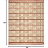 image:imageNourison Home Nordic Green Blue 5 x 7 Area Rug  Easy Clean Non Shedding Bed Room Living Room Dining Room Kitchen 5 x 7Rust