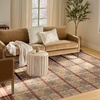 image:imageNourison Home Nordic Green Blue 5 x 7 Area Rug  Easy Clean Non Shedding Bed Room Living Room Dining Room Kitchen 5 x 7Rust Multicolor
