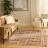 image:imageNourison Home Nordic Green Blue 5 x 7 Area Rug  Easy Clean Non Shedding Bed Room Living Room Dining Room Kitchen 5 x 7Rust Multicolor
