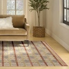 image:imageNourison Home Nordic Green Blue 5 x 7 Area Rug  Easy Clean Non Shedding Bed Room Living Room Dining Room Kitchen 5 x 7Rust Multicolor