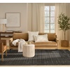 image:imageNourison Home Nordic Ivory 5 x 7 Area Rug  Easy Clean Non Shedding Bed Room Living Room Dining Room Kitchen 5 x 7Black Taupe