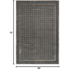 image:imageNourison Home Nordic Ivory 5 x 7 Area Rug  Easy Clean Non Shedding Bed Room Living Room Dining Room Kitchen 5 x 7Black Taupe