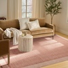 image:imageNourison Home Nordic Ivory 5 x 7 Area Rug  Easy Clean Non Shedding Bed Room Living Room Dining Room Kitchen 5 x 7Brick Ivory