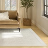 image:imageNourison Home Nordic Ivory 5 x 7 Area Rug  Easy Clean Non Shedding Bed Room Living Room Dining Room Kitchen 5 x 7Ivory