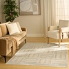 image:imageNourison Home Nordic Ivory 5 x 7 Area Rug  Easy Clean Non Shedding Bed Room Living Room Dining Room Kitchen 5 x 7Ivory Blue