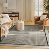 image:imageNourison Home Nordic Ivory 5 x 7 Area Rug  Easy Clean Non Shedding Bed Room Living Room Dining Room Kitchen 5 x 7Ivory Grey