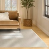 image:imageNourison Home Nordic Ivory Black 5 x 7 Area Rug  Easy Clean Non Shedding Bed Room Living Room Dining Room Kitchen 5 x 7Ivory Black