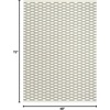 image:imageNourison Home Nordic Ivory Black 5 x 7 Area Rug  Easy Clean Non Shedding Bed Room Living Room Dining Room Kitchen 5 x 7Ivory Black