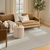 image:imageNourison Home Nordic Ivory Black 5 x 7 Area Rug  Easy Clean Non Shedding Bed Room Living Room Dining Room Kitchen 5 x 7Ivory Black