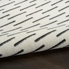 image:imageNourison Home Nordic Ivory Black 5 x 7 Area Rug  Easy Clean Non Shedding Bed Room Living Room Dining Room Kitchen 5 x 7Ivory Black