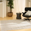 image:imageNourison Home Nordic Ivory Black 5 x 7 Area Rug  Easy Clean Non Shedding Bed Room Living Room Dining Room Kitchen 5 x 7Ivory Black