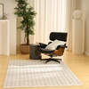 image:imageNourison Home Nordic Ivory Black 5 x 7 Area Rug  Easy Clean Non Shedding Bed Room Living Room Dining Room Kitchen 5 x 7Ivory Black