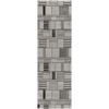 image:imageNourison Home Nordic Ivory Grey 5 x 7 Area Rug  Easy Clean Non Shedding Bed Room Living Room Dining Room Kitchen 5 x 7Black Grey