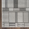 image:imageNourison Home Nordic Ivory Grey 5 x 7 Area Rug  Easy Clean Non Shedding Bed Room Living Room Dining Room Kitchen 5 x 7Black Grey