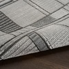 image:imageNourison Home Nordic Ivory Grey 5 x 7 Area Rug  Easy Clean Non Shedding Bed Room Living Room Dining Room Kitchen 5 x 7Black Grey