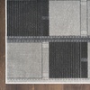 image:imageNourison Home Nordic Ivory Grey 5 x 7 Area Rug  Easy Clean Non Shedding Bed Room Living Room Dining Room Kitchen 5 x 7Grey Black
