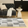 image:imageNourison Home Nordic Ivory Grey 5 x 7 Area Rug  Easy Clean Non Shedding Bed Room Living Room Dining Room Kitchen 5 x 7Grey Black