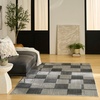 image:imageNourison Home Nordic Ivory Grey 5 x 7 Area Rug  Easy Clean Non Shedding Bed Room Living Room Dining Room Kitchen 5 x 7Grey Black
