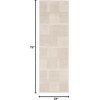 image:imageNourison Home Nordic Ivory Grey 5 x 7 Area Rug  Easy Clean Non Shedding Bed Room Living Room Dining Room Kitchen 5 x 7Ivory Beige