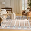 image:imageNourison Home Nordic Rust 5 x 7 Area Rug  Easy Clean Non Shedding Bed Room Living Room Dining Room Kitchen 5 x 7Ivory Rust