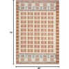 image:imageNourison Home Nordic Rust 5 x 7 Area Rug  Easy Clean Non Shedding Bed Room Living Room Dining Room Kitchen 5 x 7Ivory Rust