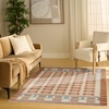 image:imageNourison Home Nordic Rust 5 x 7 Area Rug  Easy Clean Non Shedding Bed Room Living Room Dining Room Kitchen 5 x 7Ivory Rust