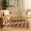 image:imageNourison Home Nordic Rust 5 x 7 Area Rug  Easy Clean Non Shedding Bed Room Living Room Dining Room Kitchen 5 x 7Rust