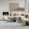 image:imageNourison Home Nordic Rust Multicolor 5 x 7 Area Rug  Easy Clean Non Shedding Bed Room Living Room Dining Room Kitchen 5 x 7Blue