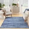image:imageNourison Home Nourison Essentials Grey Beige 10 x 14 Area Rug  Easy Clean Non Shedding Bed Room Living Room Dining Room Kitchen 10 x 14Denim