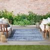 image:imageNourison Home Nourison Essentials Grey Beige 10 x 14 Area Rug  Easy Clean Non Shedding Bed Room Living Room Dining Room Kitchen 10 x 14Denim