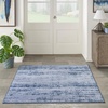 image:imageNourison Home Nourison Essentials Grey Beige 10 x 14 Area Rug  Easy Clean Non Shedding Bed Room Living Room Dining Room Kitchen 10 x 14Denim