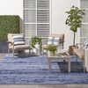 image:imageNourison Home Nourison Essentials Grey Beige 10 x 14 Area Rug  Easy Clean Non Shedding Bed Room Living Room Dining Room Kitchen 10 x 14Denim