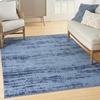 image:imageNourison Home Nourison Essentials Grey Beige 10 x 14 Area Rug  Easy Clean Non Shedding Bed Room Living Room Dining Room Kitchen 10 x 14Denim