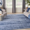 image:imageNourison Home Nourison Essentials Grey Beige 10 x 14 Area Rug  Easy Clean Non Shedding Bed Room Living Room Dining Room Kitchen 10 x 14Denim
