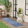 image:imageNourison Home Nourison Essentials Grey Beige 10 x 14 Area Rug  Easy Clean Non Shedding Bed Room Living Room Dining Room Kitchen 10 x 14Denim