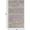 image:imageNourison Home Nourison Essentials Grey Beige 10 x 14 Area Rug  Easy Clean Non Shedding Bed Room Living Room Dining Room Kitchen 10 x 14GreyBeige
