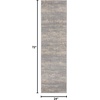 image:imageNourison Home Nourison Essentials Grey Beige 10 x 14 Area Rug  Easy Clean Non Shedding Bed Room Living Room Dining Room Kitchen 10 x 14GreyBeige