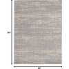 image:imageNourison Home Nourison Essentials Grey Beige 10 x 14 Area Rug  Easy Clean Non Shedding Bed Room Living Room Dining Room Kitchen 10 x 14GreyBeige